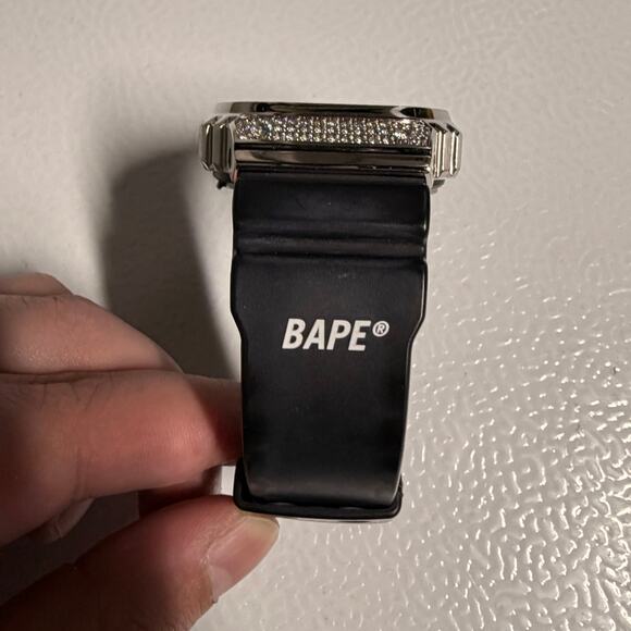 Y2K 2016 A Bathing Ape BAPE x Casio G-Shock DW5600-VT CZ Bezel - Picture 2 of 8